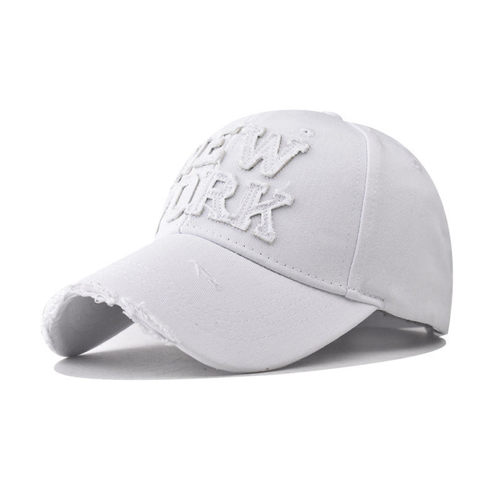 Women's Distressed Embroidered Baseball Cap Stornfield