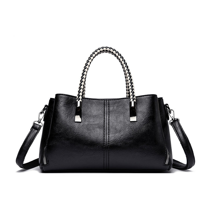 Elegant Braided Handle Handbag Stornfield