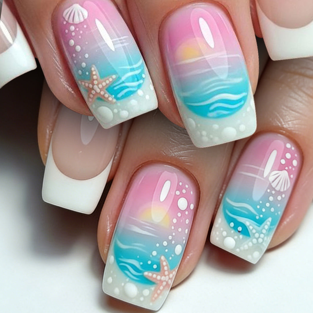 Ocean-Inspired 3D Nail Art Kit Stornfield