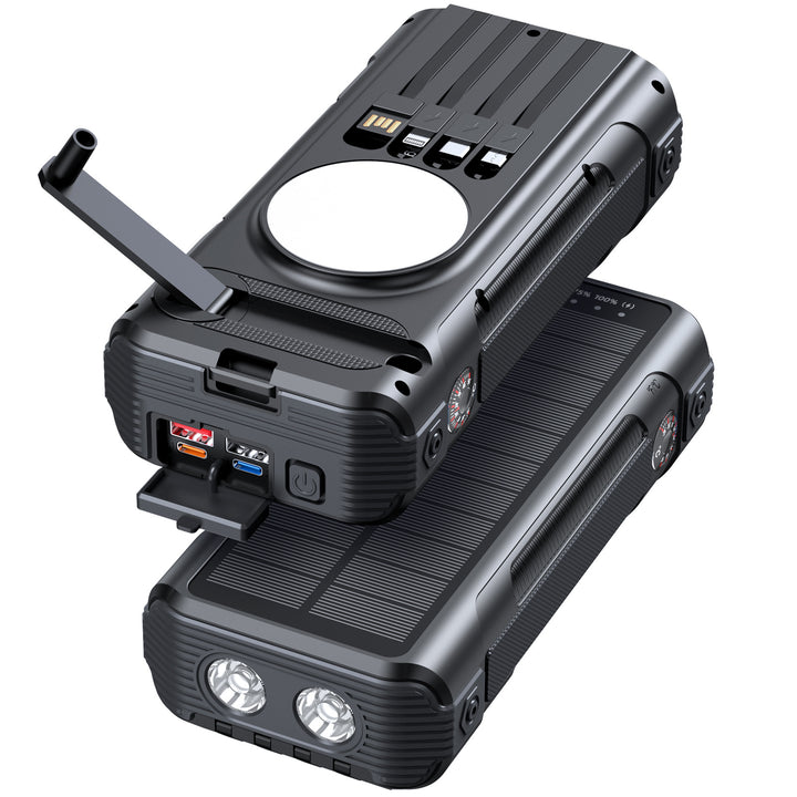 Multifunctional Solar Powerbank with LED Display Stornfield