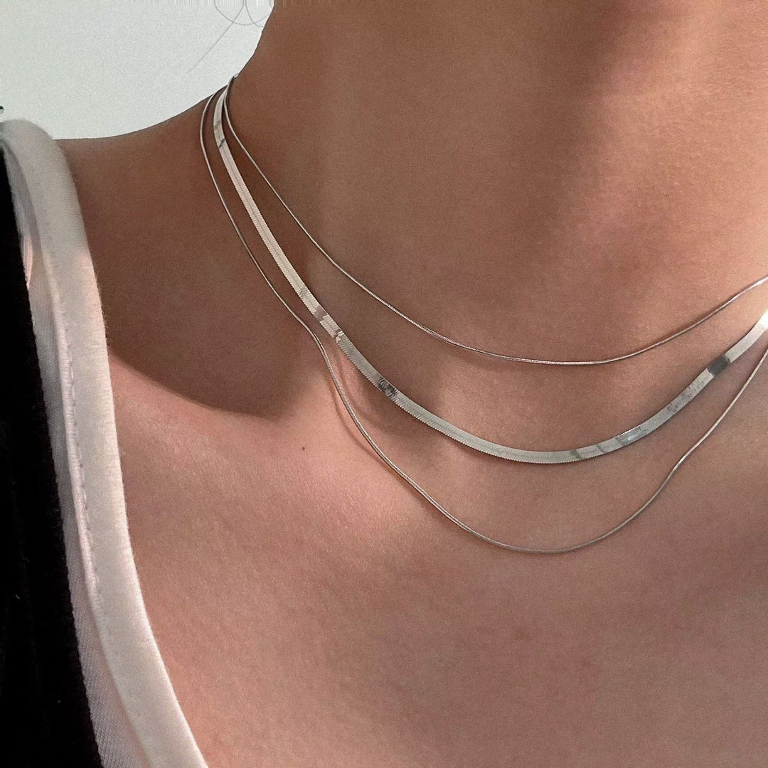 Triple Layered Chain Necklace Stornfield