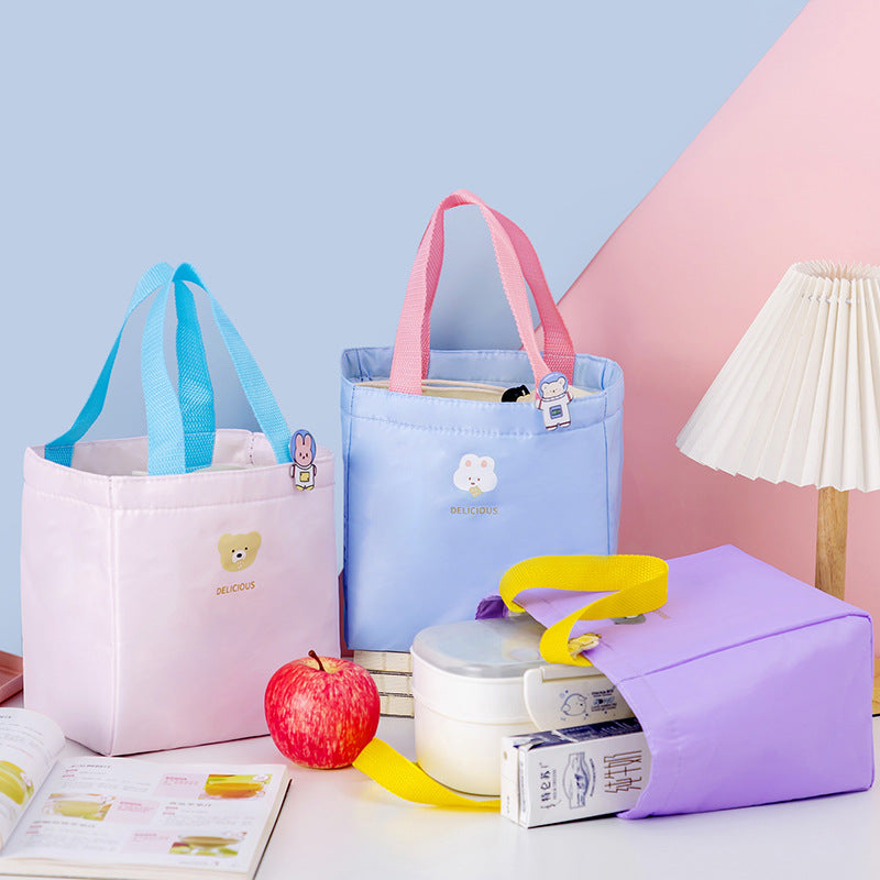 Cute Animal-Themed Lunch Tote Bag