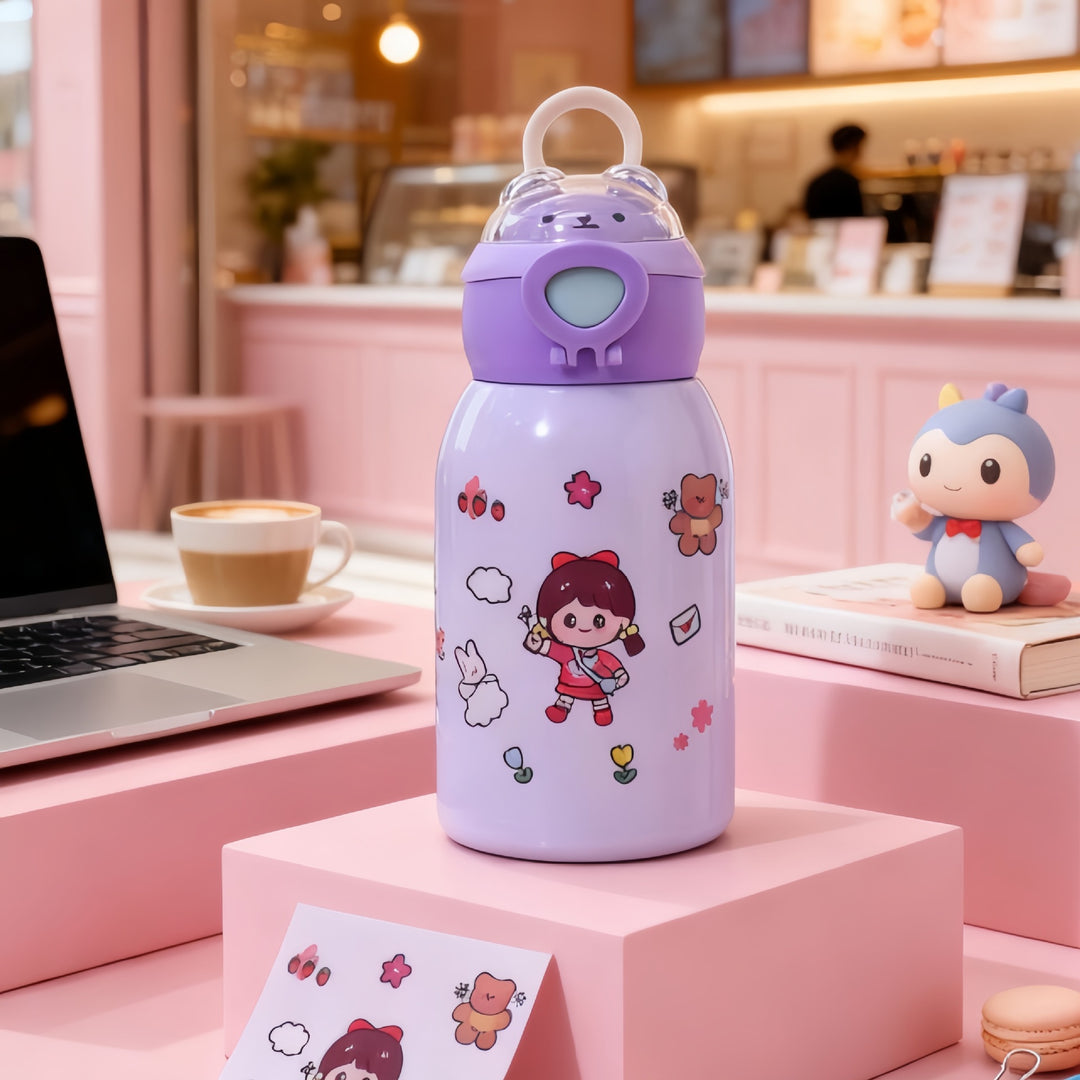 Women's water bottle with unique astronaut design Stornfield