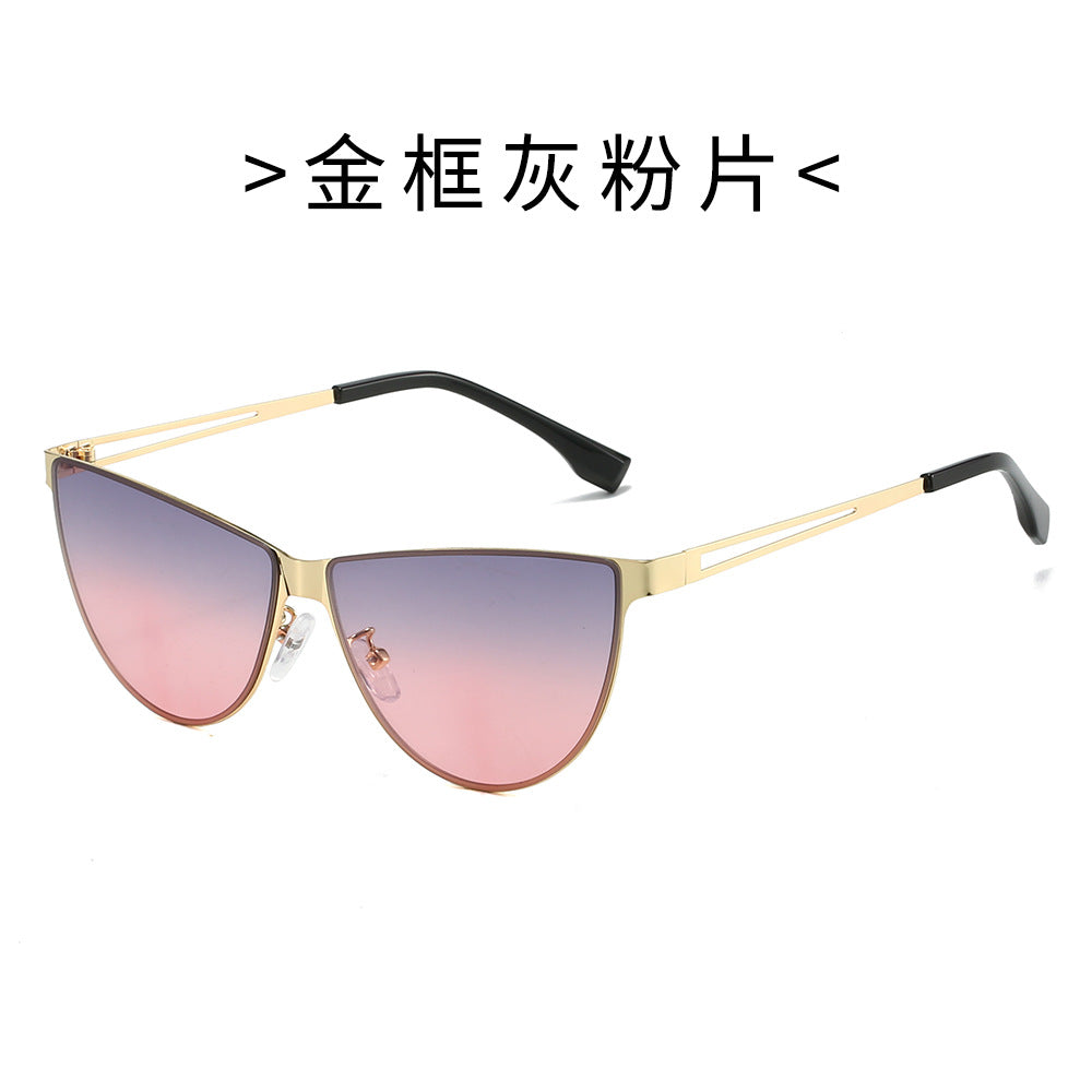 Women’s Fashion Cat-Eye Sunglasses with Elegant Metal Frame Stornfield
