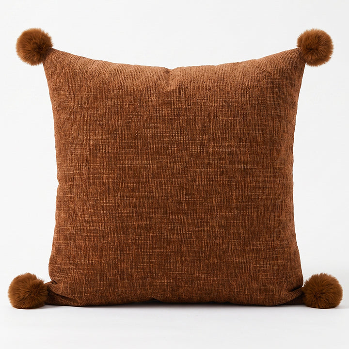 Decorative cushion with tassels