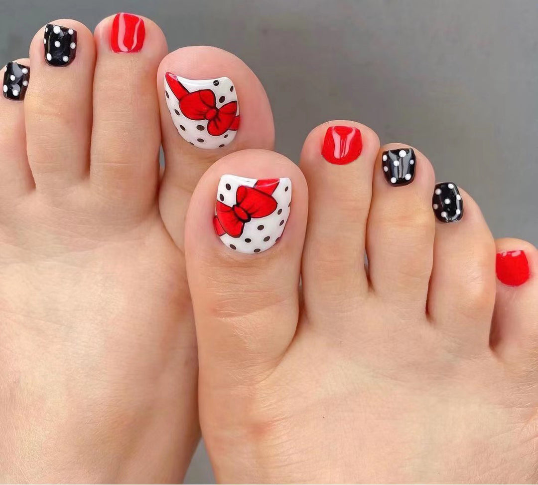 Artistic Toenail Design with Divine Butterfly Design Stornfield