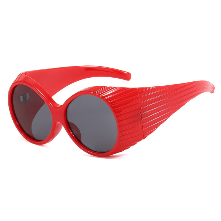 Women's extravagant sunglasses with curved frame Stornfield
