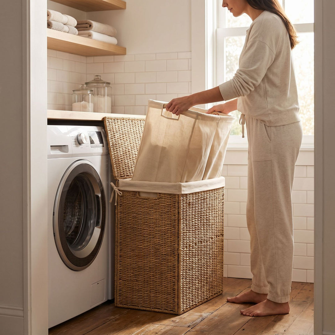 Woven Laundry Basket Stornfield