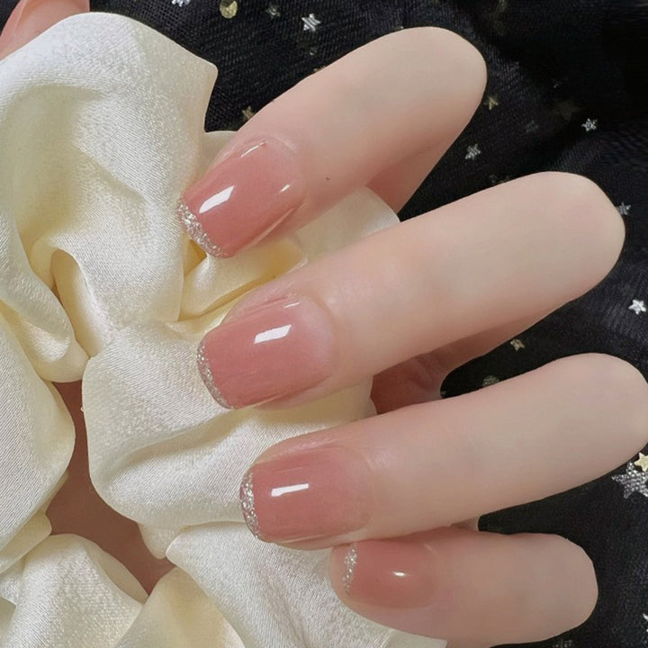 Elegant Glossy Press-On Nail Tips Stornfield
