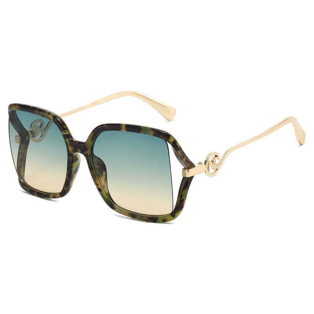 Oversized Geometric Gradient Sunglasses Stornfield