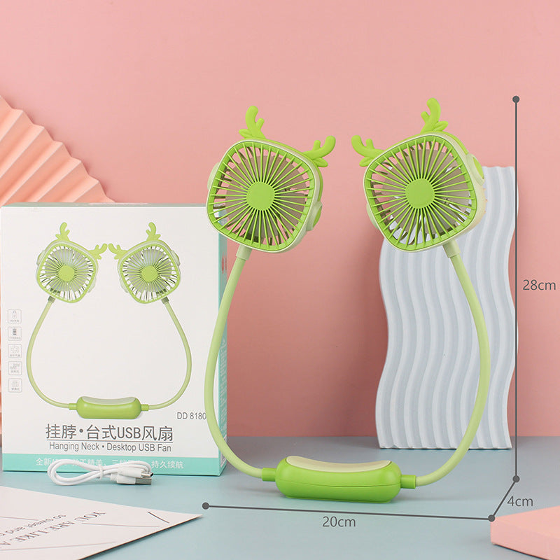Women's Portable Neck Fan with Flexible Design Stornfield