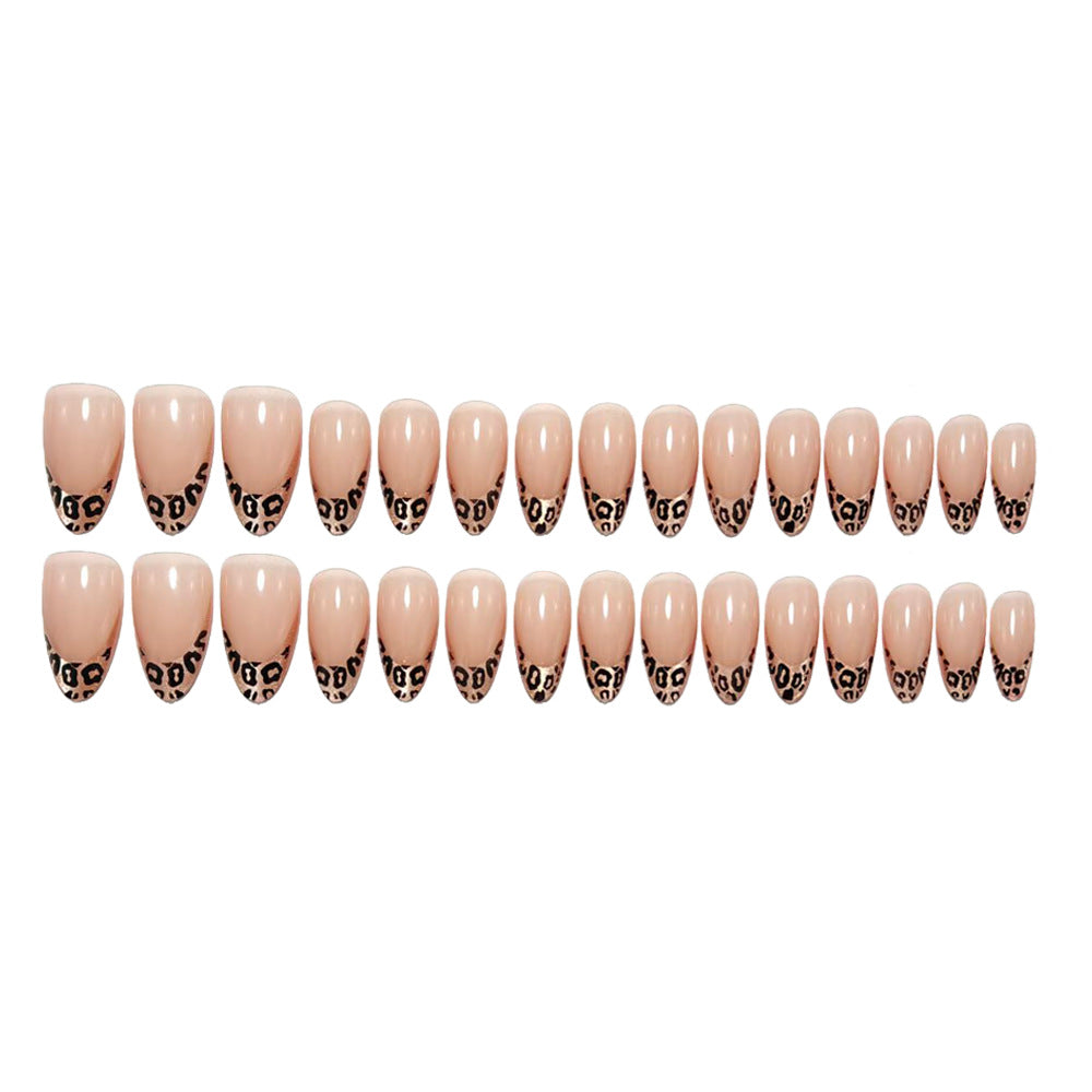 Artful Nail Tips with Leopard Pattern Stornfield