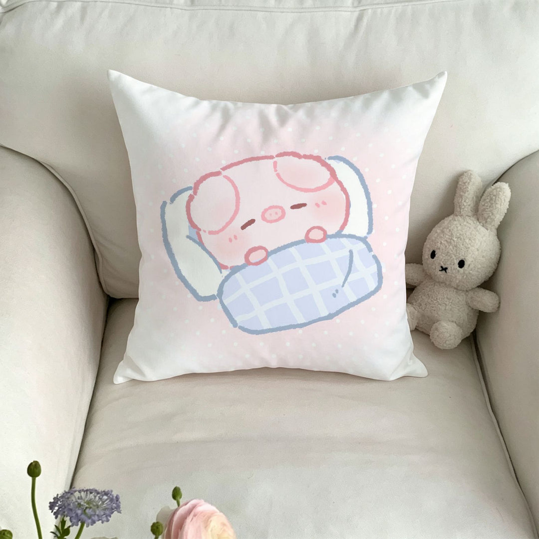 Cute Character-Themed Plush Throw Pillow
