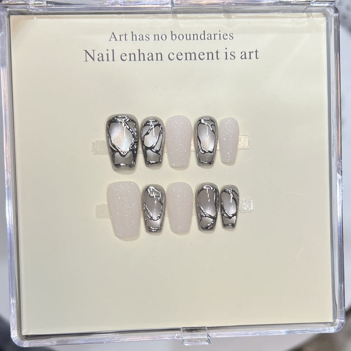 Themed Press-On Nail Art Set with Hello Kitty Designs Stornfield