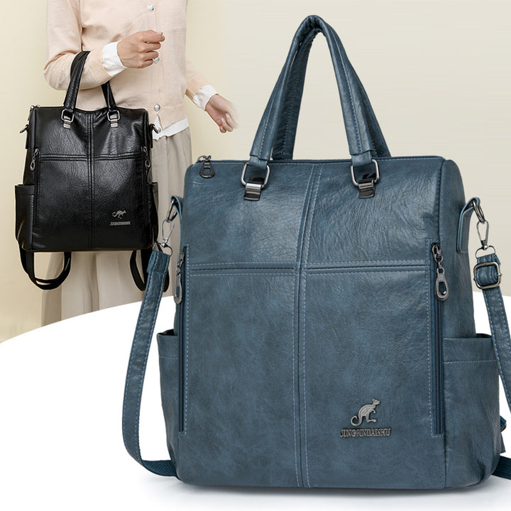 Multi-Functional Faux Leather Handbag Stornfield