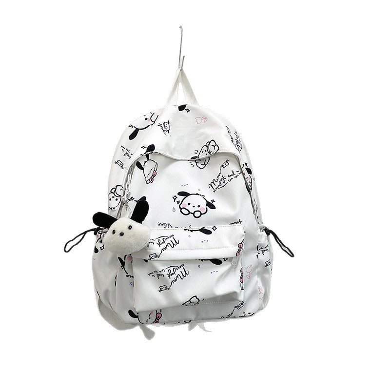 Whimsical Cartoon-Patterned Backpack Stornfield