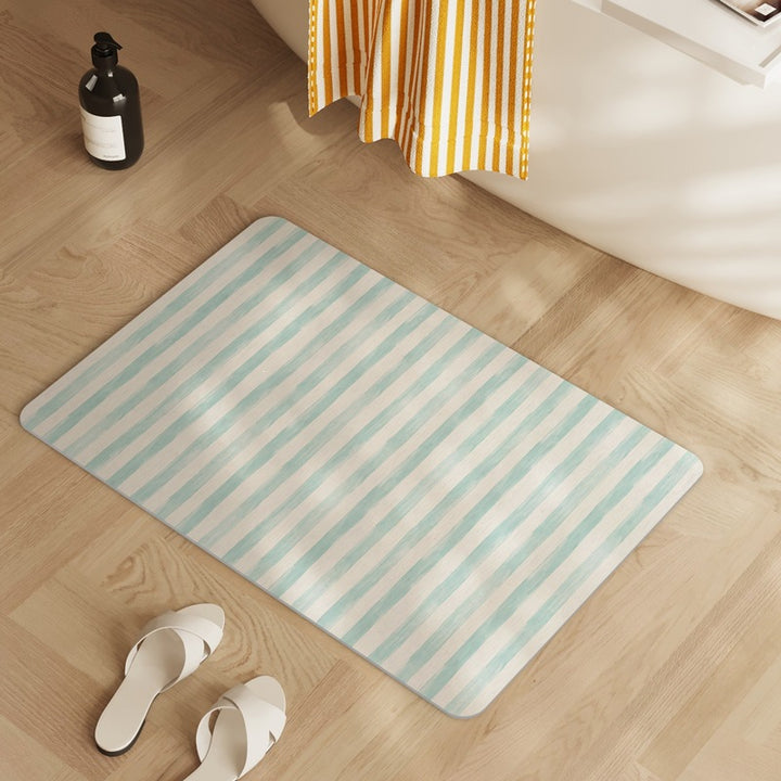 Stylish Striped Bath Mat