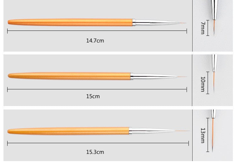 Fine Point Nail Art Detailing Brushes Stornfield