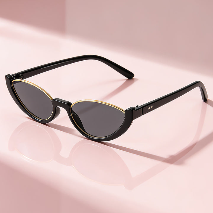 Retro-Inspired Clear Frame Cat Eye Sunglasses Stornfield