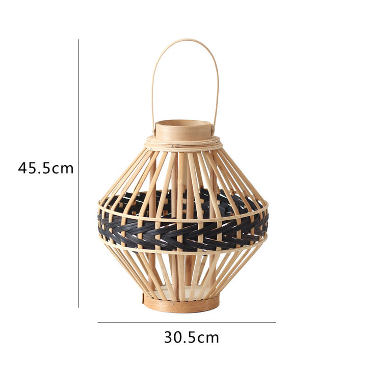 Decorative Rattan Lantern Stornfield