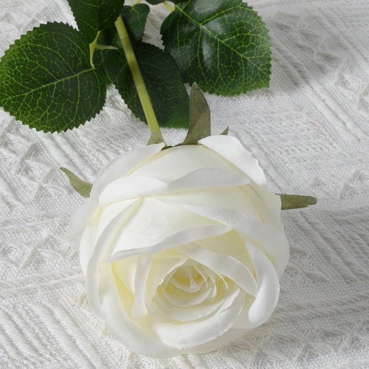 Decorative Silk Rose Accent