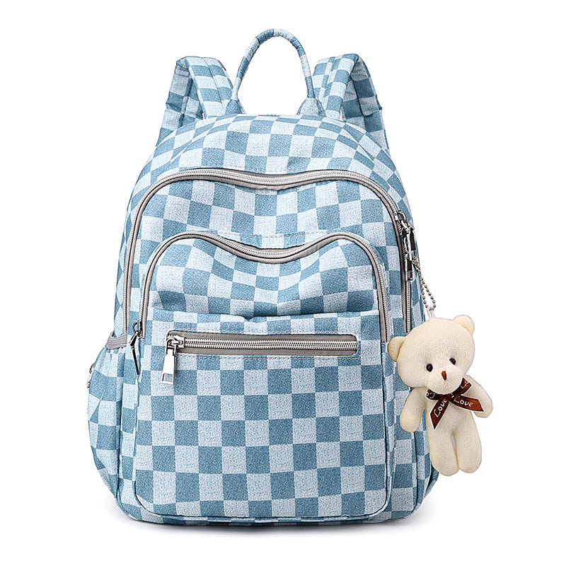 Checkerboard Pattern Backpack Stornfield