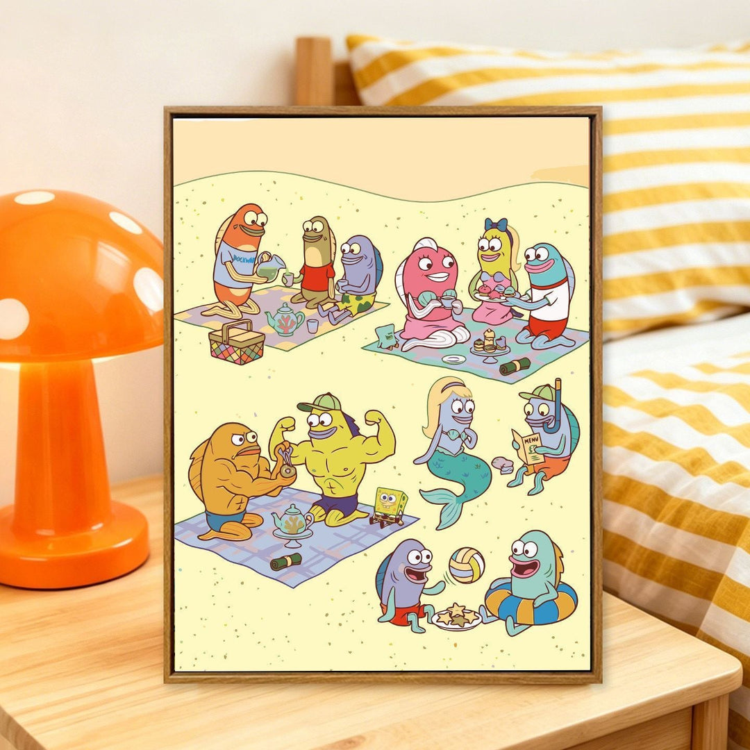 Cartoon Themed Art Print Stornfield