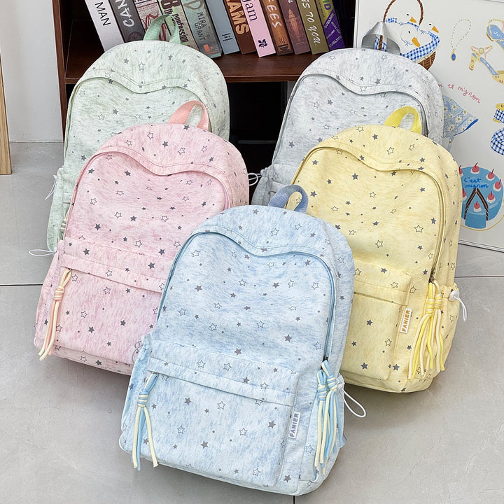 Durable Star-Patterned Casual Backpack Stornfield