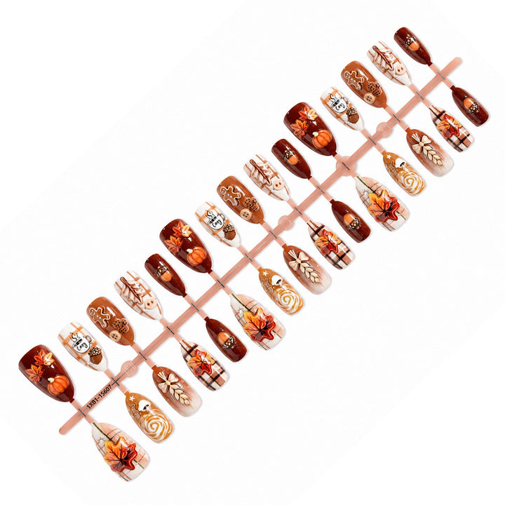 Creative Nail Art Set with Autumn Designs Stornfield