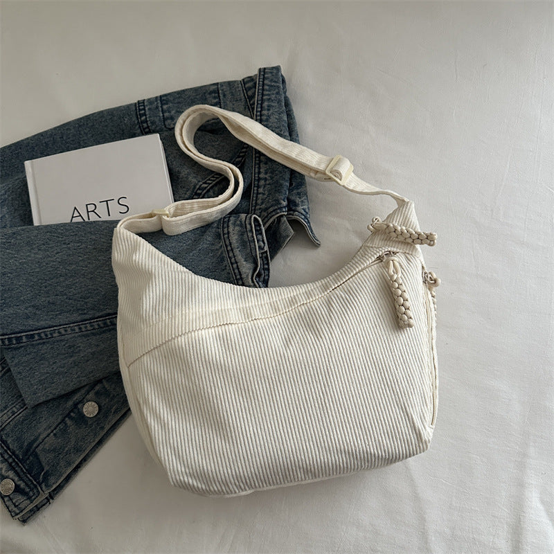 Eco-Friendly Ribbed Crossbody Bag Stornfield