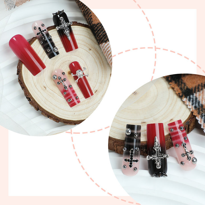 Creative Nail Art Set with Gothic Design Stornfield