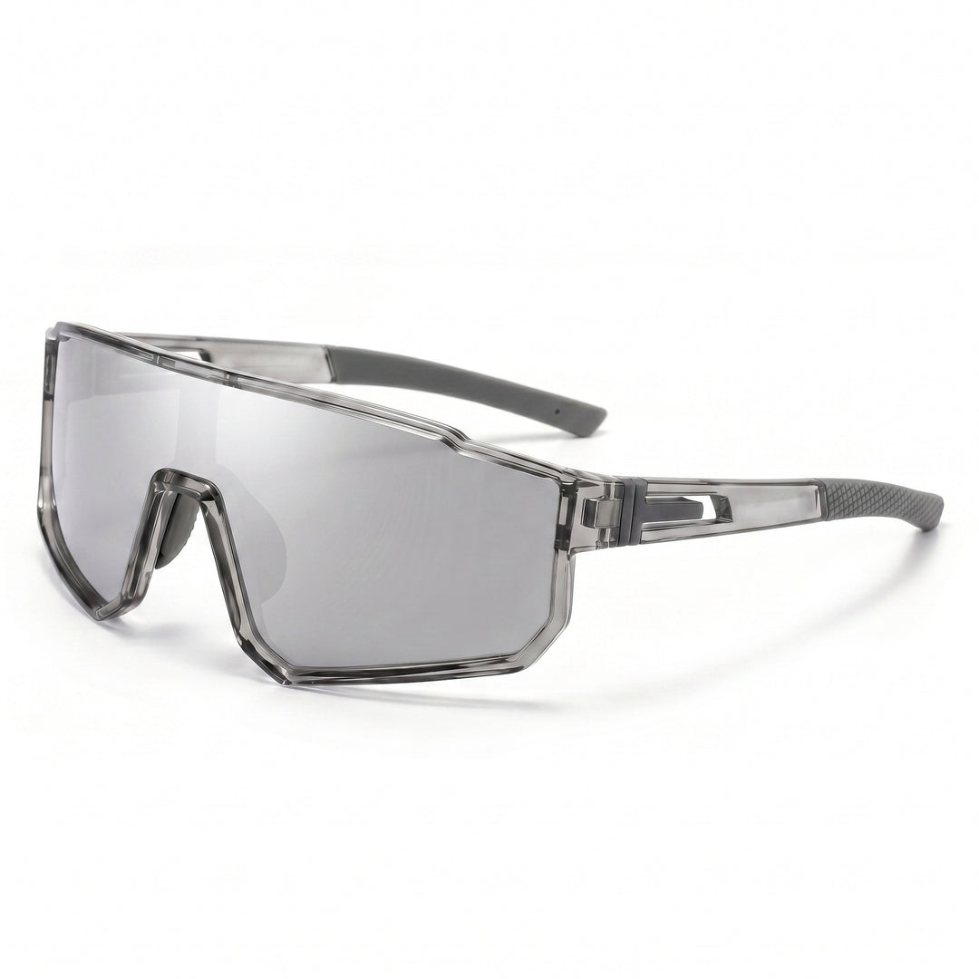 Women's sporty oversized shield sunglasses with UV400 protection, shatterproof polycarbonate lenses and non-slip temples Stornfield