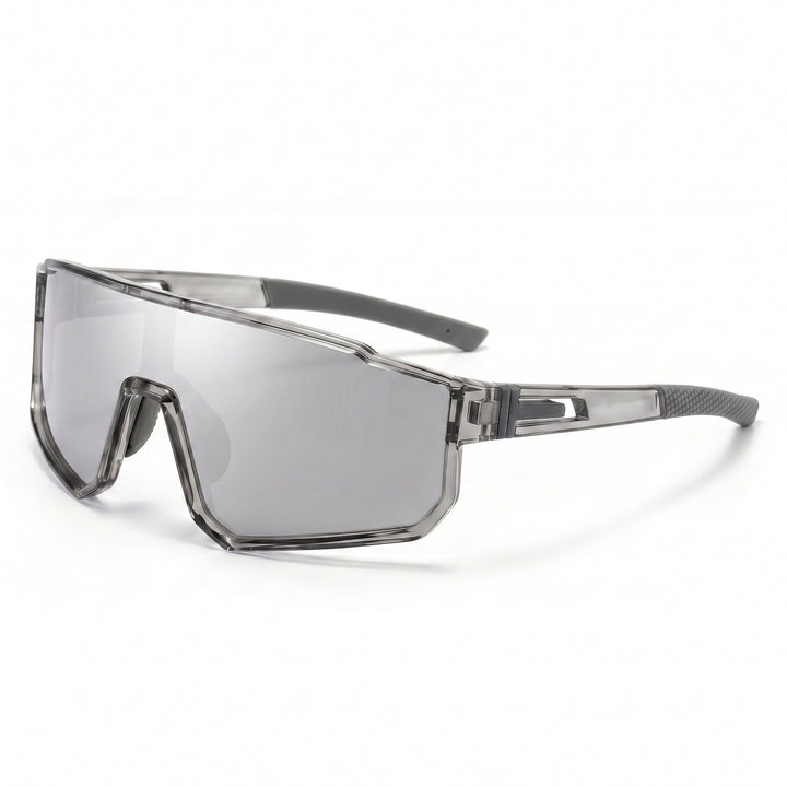 Women's sporty oversized shield sunglasses with UV400 protection, shatterproof polycarbonate lenses and non-slip temples Stornfield