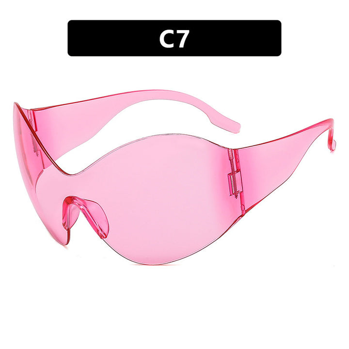 Women's visor-style sunglasses with innovative protection design Stornfield