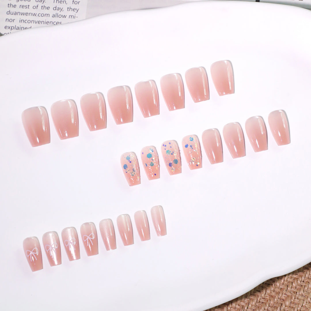 Artful Nail Extensions with Colorful Accents Stornfield