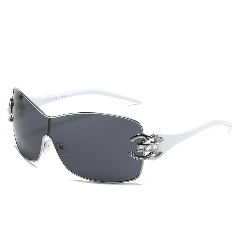 Fashionable Oversized Shield Sunglasses Stornfield