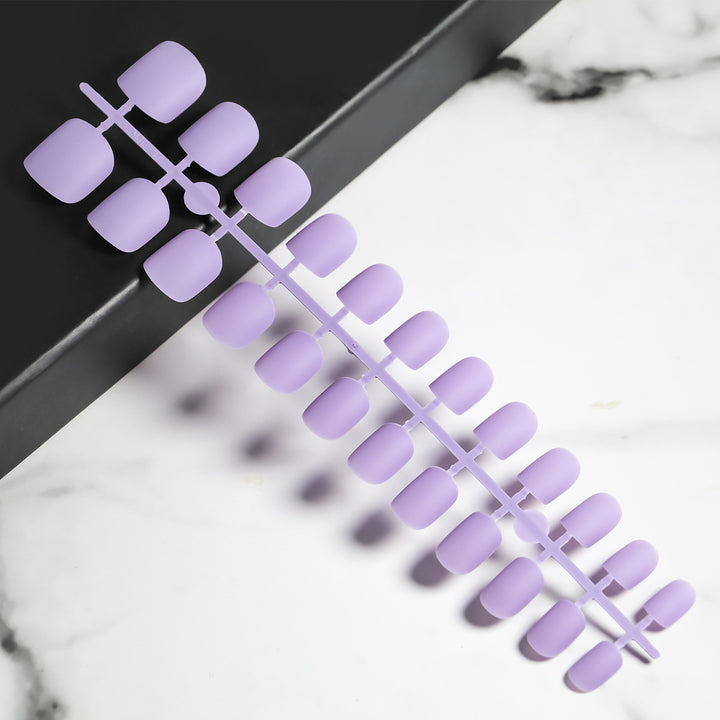 Matte Finish Press-On Nail Tips Stornfield