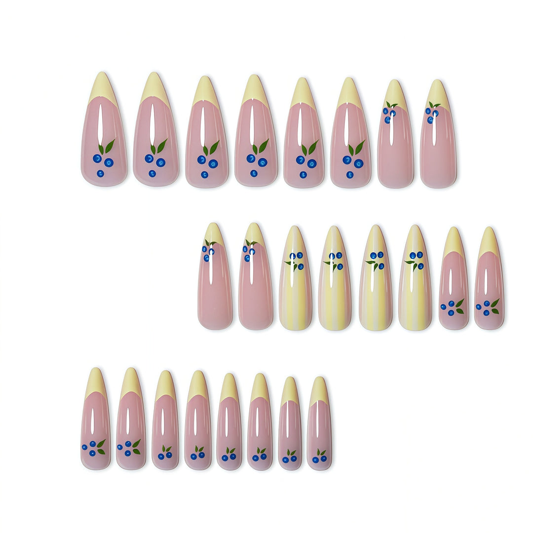 Elegant Artistic Stiletto Nail Art Extensions Stornfield