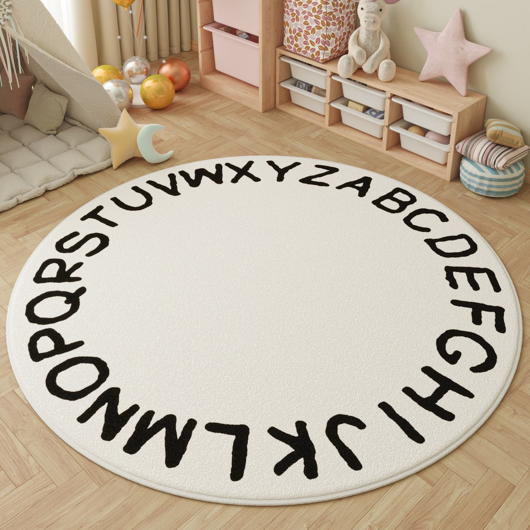 Children's Fun-Themed Round Area Mat Stornfield