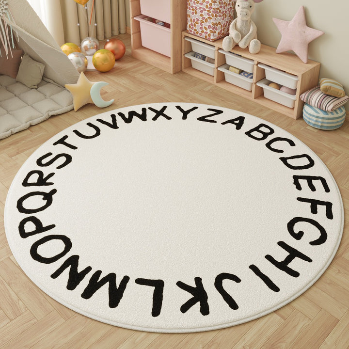 Children's Fun-Themed Round Area Mat Stornfield