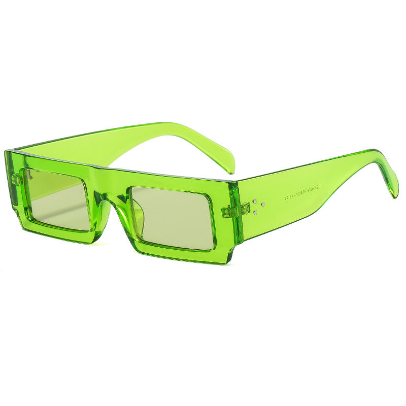 Ladies statement sunglasses with square frame and futuristic design Stornfield