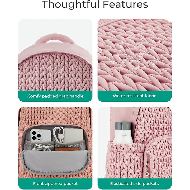 Fashionable backpack with braided structure Stornfield