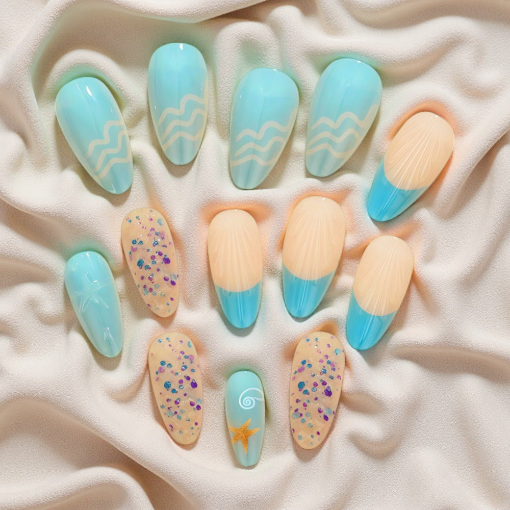 Creative artificial nails in maritime design Stornfield
