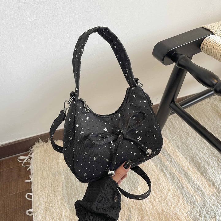 WoDecorative Star-Patterned Hobo Bag Stornfield