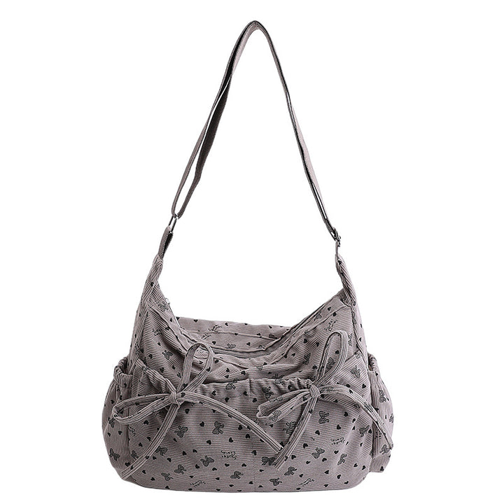 Stylish Floral Embellished Hobo Bag