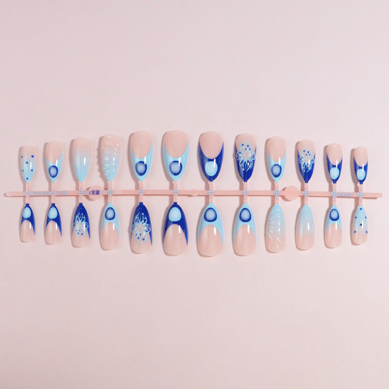 DIY Artistic Press-On Nail Set Stornfield