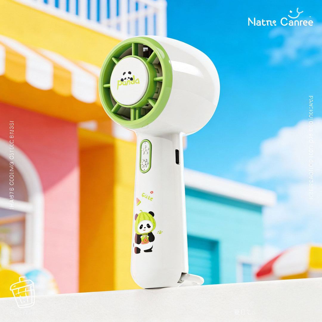 Women portable mini fan in panda design Stornfield