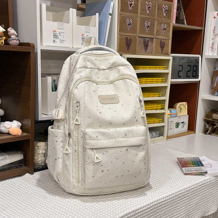 Star-Printed Multi-Pocket Backpack Stornfield