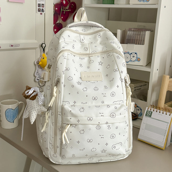 Playful Illustrated Backpack Stornfield