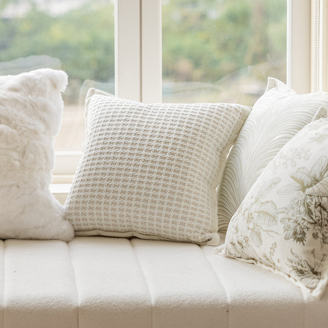 Cozy fur pillow